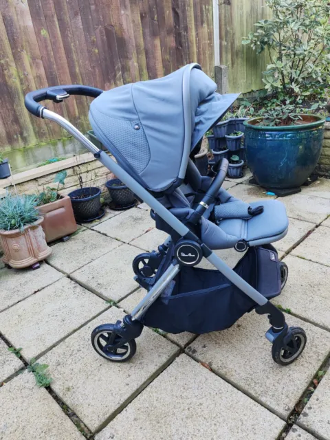 Silver Cross Dune Glacier Pram With Carrycot