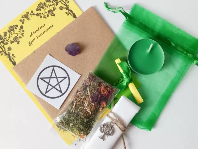 Spell Herb Kit Bag - Choose from List - Witch Pagan Wicca Witchcraft Ritual