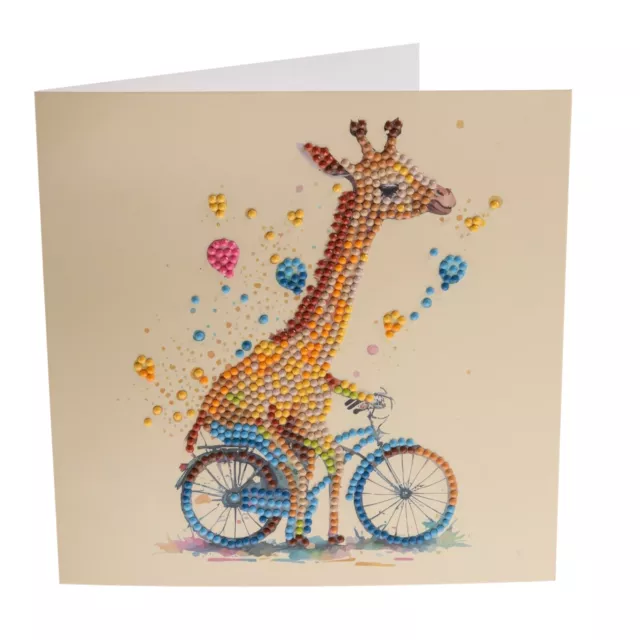 Cute Baby Giraffe D.I.Y crystal art card by Craft Buddy diamond painting