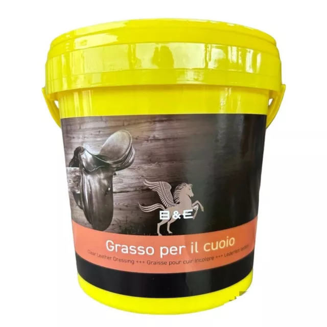 Grasso per cuoio PROFUMATO 1000 ML ottimo per scarpe sellerie e motociclismo