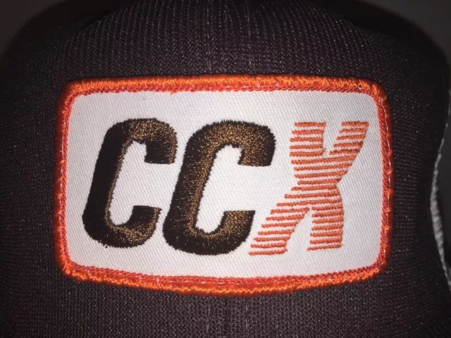 Chapeau camionneur vintage CCX Conway Central Express marron blanc casquette Snapback fret États-Unis 2