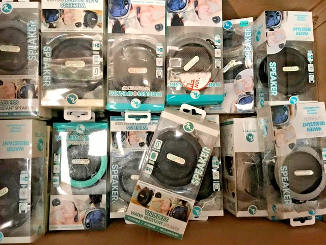 15X Portable Speakers Wholesale Job Lot Clearance Deal FIFO Bluetooth MIX 004