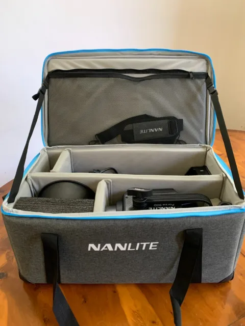 Nanlite Forza 300 with fresnel lens, all in box fresh condition