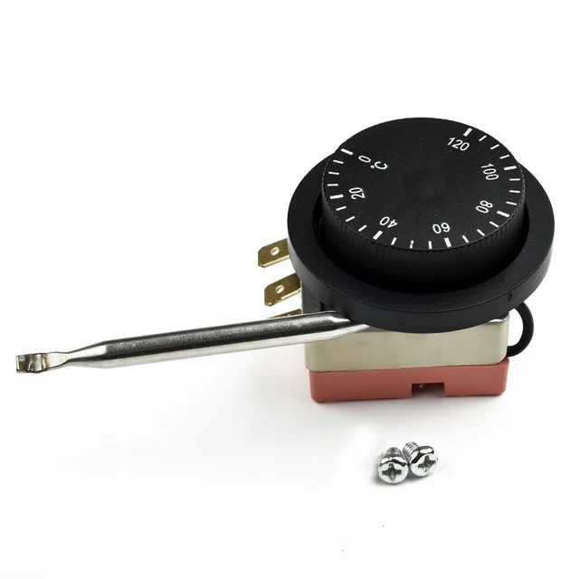 Adjustable Electric Fan Thermostat Switch Radiator Temperature Control Probe Adjustable Electric Fan Thermostat Switch Radiator Temperature Control Probe