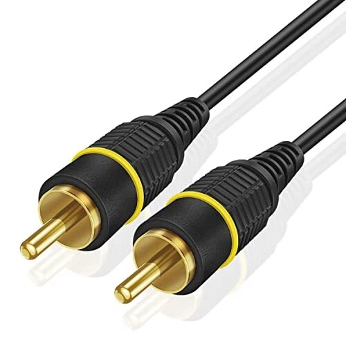 Subwoofer S/PDIF Audio Digital Coaxial RCA Composite Video Cable...