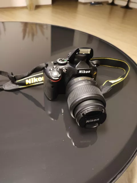 Nikon D D5100 16.2MP Digitalkamera - Schwarz (Kit mit 18-55mm Objektiv) Mit OVP