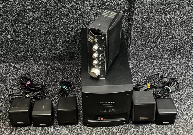 Creative Cambridge Soundworks DTT3500 digital PC Speaker Control Unit & Wires