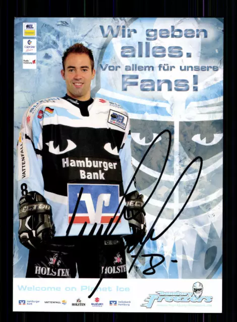 Martin Walter Autogrammkarte Hamburg Freezers 2006-07 Original + A 140424