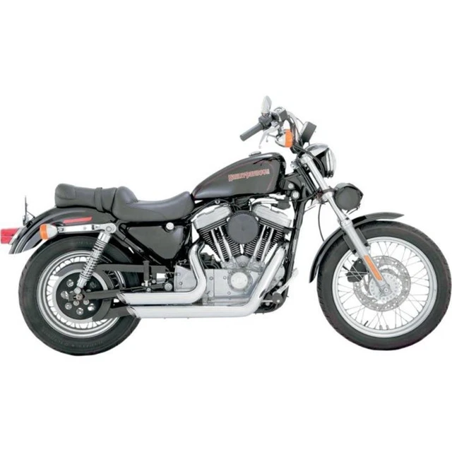 Vance & Hines 17223 Shortshots Staggered Exhaust System - Chrome