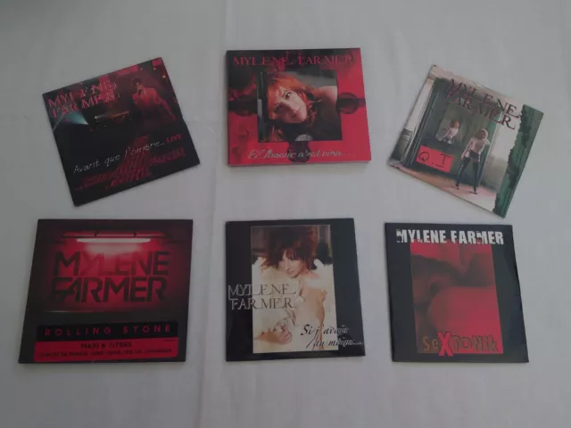 Lot De 6 Singles Mylène Farmer Scellés