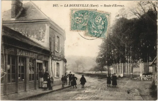 CPA La BONNEVILLE-Route d'EVREUX (43103)
