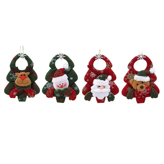 Weihnachten Weihnachtsmann Schneemann Ornament Weihnachten Baum hängende Party Dekor T 2