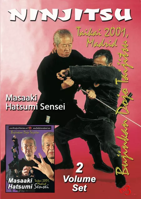 2 DVD Box Ninjutsu Bujinkan Dojo Taijitsu Vol.1-2 Masaaki Hatsumi