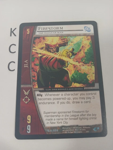 VS. System TCG DC DJL-009 Firestorm The Nuclear Man