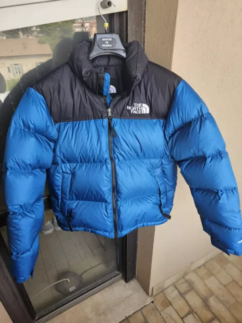 The North Face Retro 1996 Nuptse 700 Down Puffer Jacket Banff Blue Size M