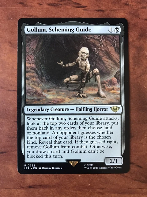 GOLLUM SCHEMING GUIDE MTG Magic the Gathering Card NM Near Mint Lord Rings LTR $4.00 - PicClick AU GOLLUM SCHEMING GUIDE MTG Magic the Gathering Card NM Near Mint Lord Rings LTR $4.00 - PicClick AU