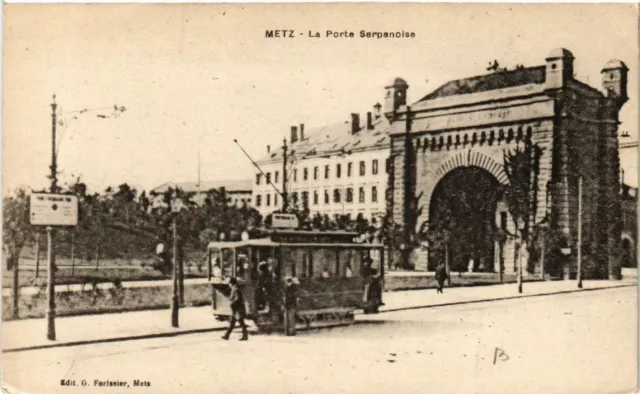 CPA AK METZ - La Porte Serpanois (651012)