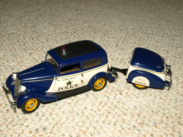 Franklin Mint 1933 Ford Police Car 1/24 franklin mint Auctions
