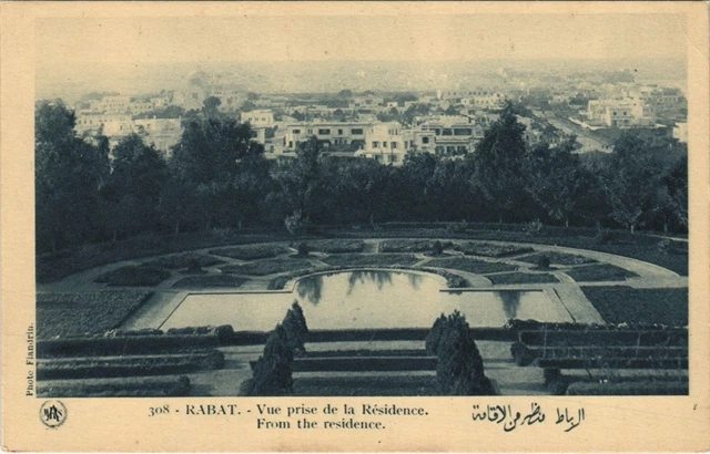 CPA AK MOROCCO RABAT view taken from the Flandrian Residence (38146)