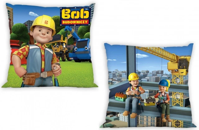 BOB DER BAUMEISTER KISSENBEZUG KINDER KISSENHÜLLE BOB THE BUILDER CA.40x40 CM