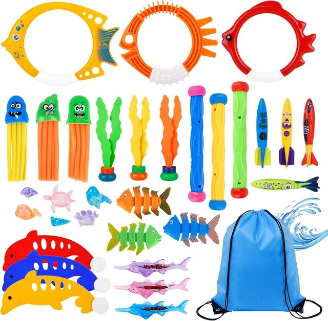 CONJUNTO DE JUGUETES De Entrenamiento De Buceo En Piscina, 38