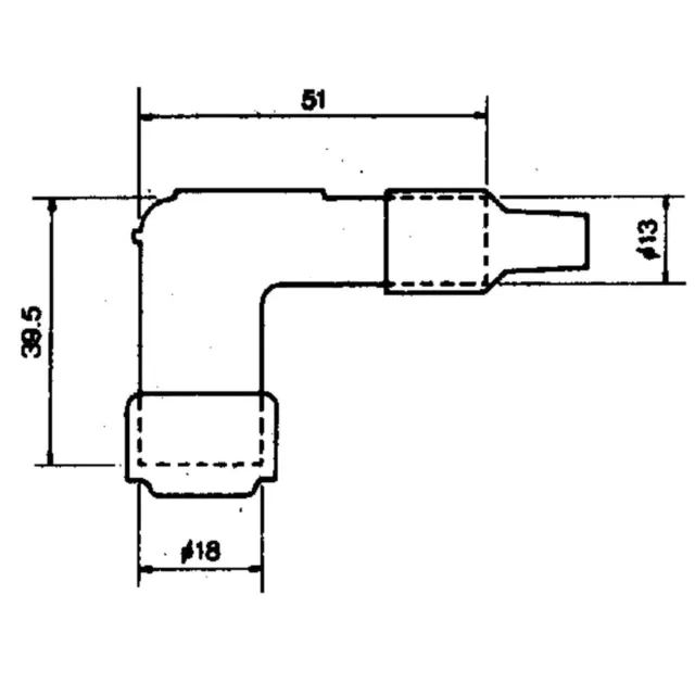 Ngk Conector de Bujía LB05EZ 8744 entre Otros para Polaris Magnum 425 Scrambler 2