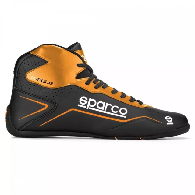 Sparco Karting Kart Auto Shoes K-POLE black orange - size 41