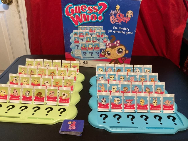 GUESS WHO LITTLEST Pet Shop Board Game Milton Bradley 2008 LPS Missing