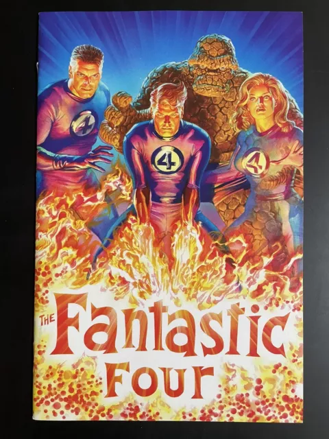 FANTASTIC FOUR #1 (2018) ALEX ROSS 1:200 VIRGIN ART VARIANT! Marvel Comics MCU