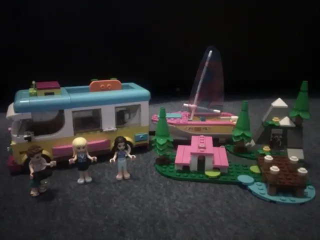  LEGO Friends Forest Camper Van and Sailboat 41681