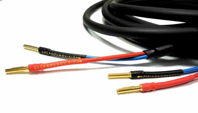 Klotz LY225S 2x 2.5mm2 Twinaxial Speaker Cable 2 x 1.5m Terminated 3