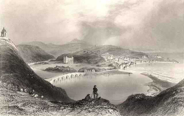 Banff. Scotland. BARTLETT c1840 old antique vintage print picture