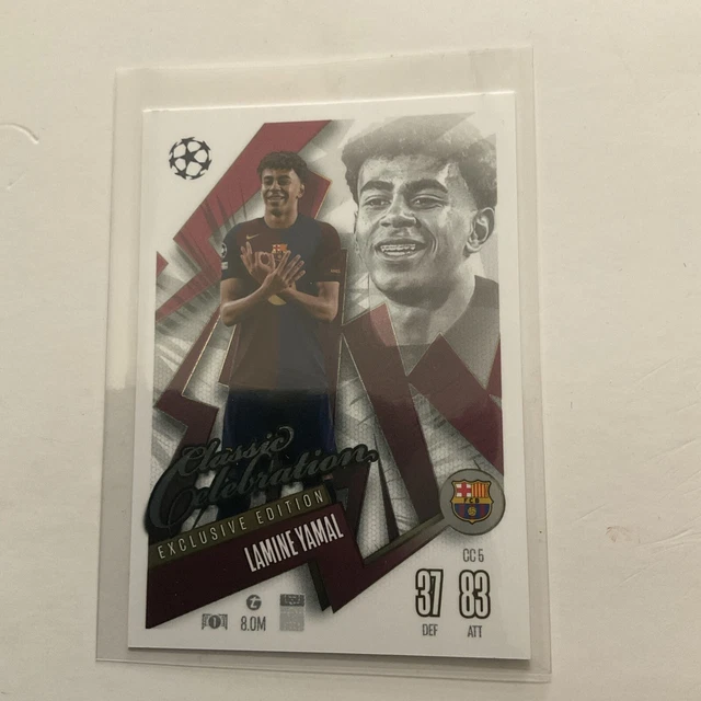 TOPPS MATCH ATTAX 2025 Lamine Yamal Exclusive Edition Mint EUR 5,97
