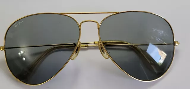 BL Bausch & Lomb Ray-Ban 62 [] 14 USA Vintage Aviator Pilot Sunglasses