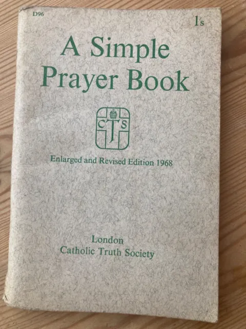 Catholic Simple Prayer Book Vintage Holy