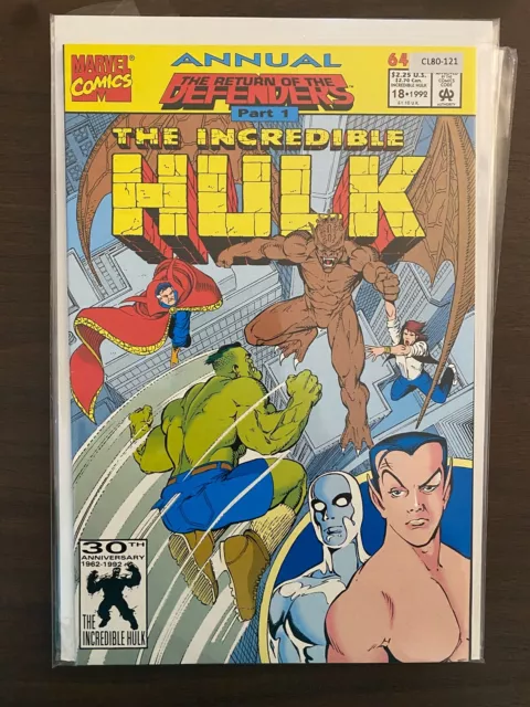 Incredible Hulk vol.1 Annual #18 1992 High Grade 9.4 Marvel Comic Book CL80-121