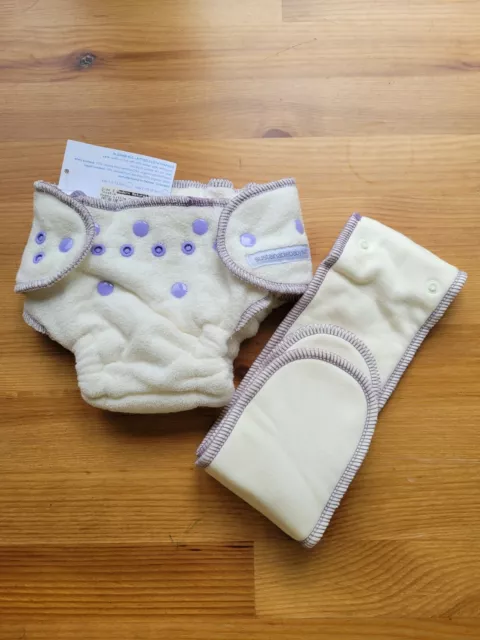 Sustainablebabyish / Sloomb Fitted Cloth Diaper, Size 2  NEW WITH TAGS