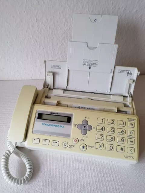 Faxgerät Sharp UX-P 710, gebraucht und gut erhalten, neue Rolle im Gerät