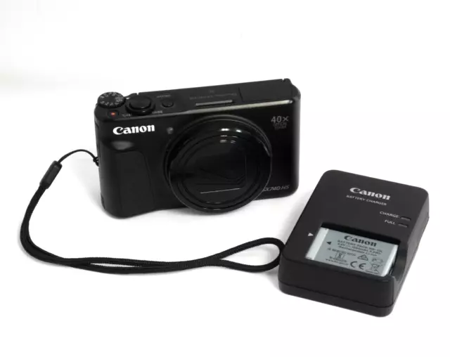 Canon PowerShot SX740 HS 20.3MP Compact Digital Camera - Black TESTED! EX+++
