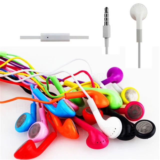 Kopfhörer FÜR  iPad 2 iPhone 3G 3GS 4G 4S 5 iPod Touch + Mic Headset Pink L38
