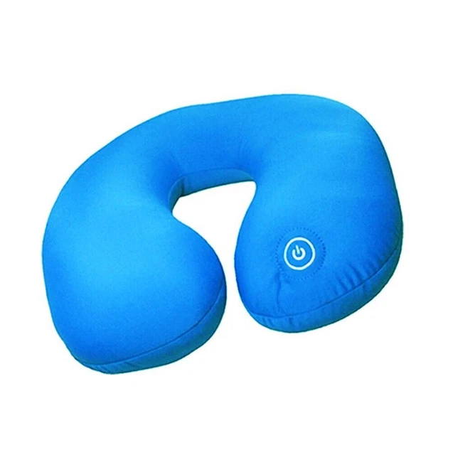 Nouveau oreiller de voyage en forme de U oreillers cervicaux relaxant doux... 5