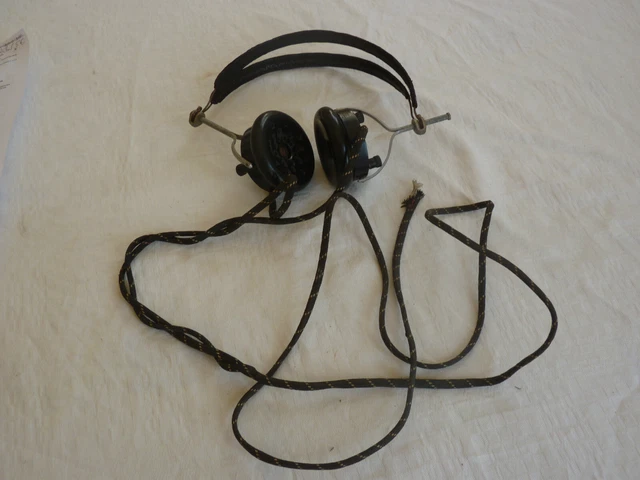 Casque Audio Vintage OUSEN - Supra-auriculaire Blanc - Jack 3,5mm - Occasion