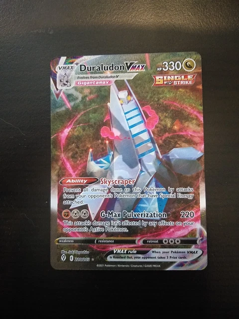 Carte Pokémon Duraludon Vmax Alternative 220/203 - EB7 - Évolution Céleste Mint