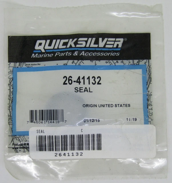 NEW QUICKSILVER MERCURY Marine Boat OEM Seal Part No. 2641132 24.99