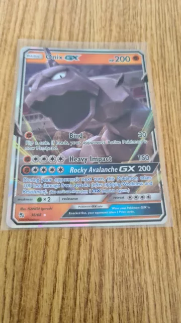 Pokemon Hidden Fates Onix GX #36 