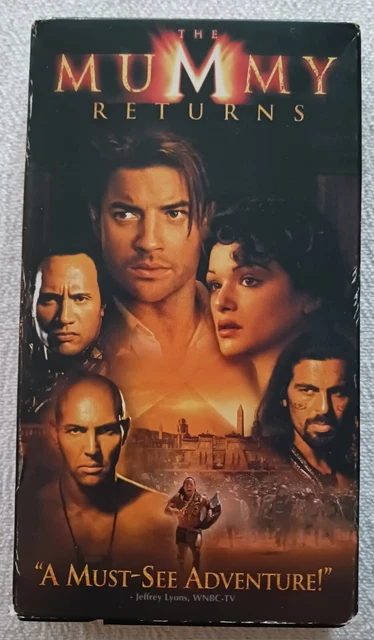 THE MUMMY RETURNS VHS Movie Starring Brendan Fraser, Rachel Weisz, John ...