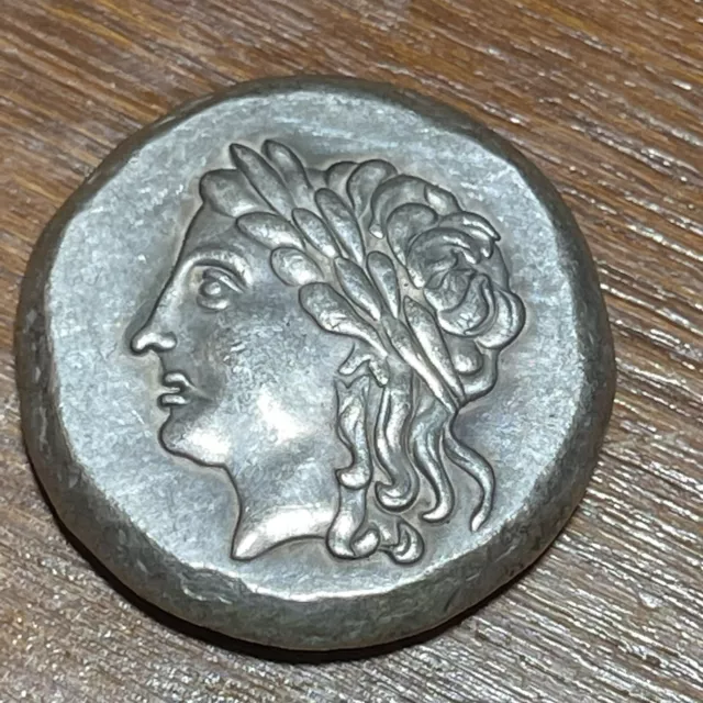 Wonderful Unresearched Ancient Roman Bronze Unique Queen Coin Intaglio
