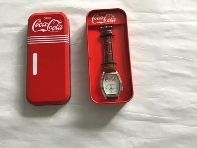 Coca Cola Watch in Red Tin