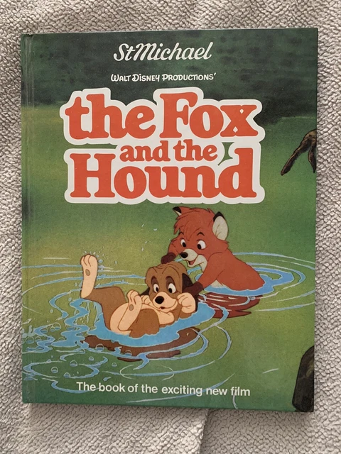 1981 WALT DISNEY The Fox and the Hound Book of the Film Hardback St ...