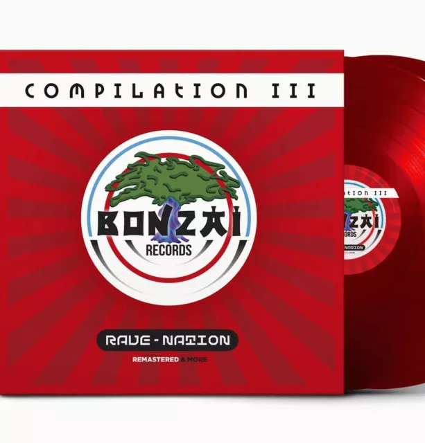 Various Bonzai Compilation III Rave-Nation HARD TRANCE TECHNO HARDCORE 2x12" Red